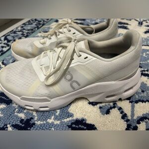 On Running White Cloudnova Lace-Up Sneakers